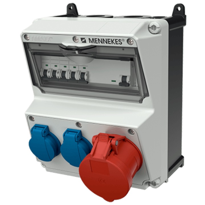 Tablou electric, 32A, 2x230V, IP44, 260x225mm