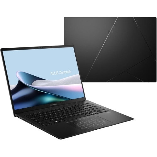 Laptop ASUS Zenbook 14, 14" WUXGA Touchscreen, AMD Ryzen™ 7 8840HS pana la 5.1 GHz, 16 GB RAM LPDDR5x, 512 GB SSD, AMD Radeon 780M, Harman Kardon, Windows 11 Home, Jade Black 512 GB