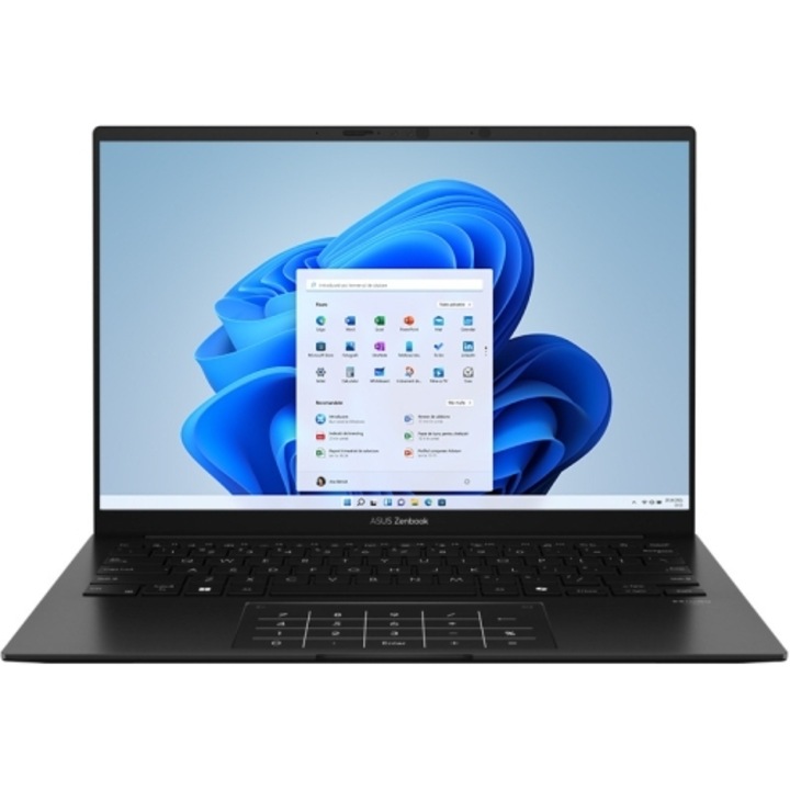 ASUS Zenbook 14 laptop, 14" WUXGA érintőképernyő, AMD Ryzen™ 7 8840HS akár 5.1 GHz-ig, 16 GB RAM LPDDR5x, 512 GB SSD, AMD Radeon 780M, Harman Kardon, Windows 11 Home, jádefekete