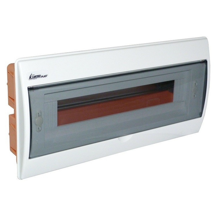 Tablouri electrice, RP-18, 18 module, montaj sub tencuiala, alb, portocalie, 416x205x74mm