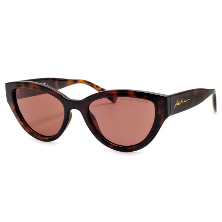Ochelari de soare dama, Arctica S-341A, polariizati, tygrisi, 13,7x4,8cm, cu etui si saculet de protectie