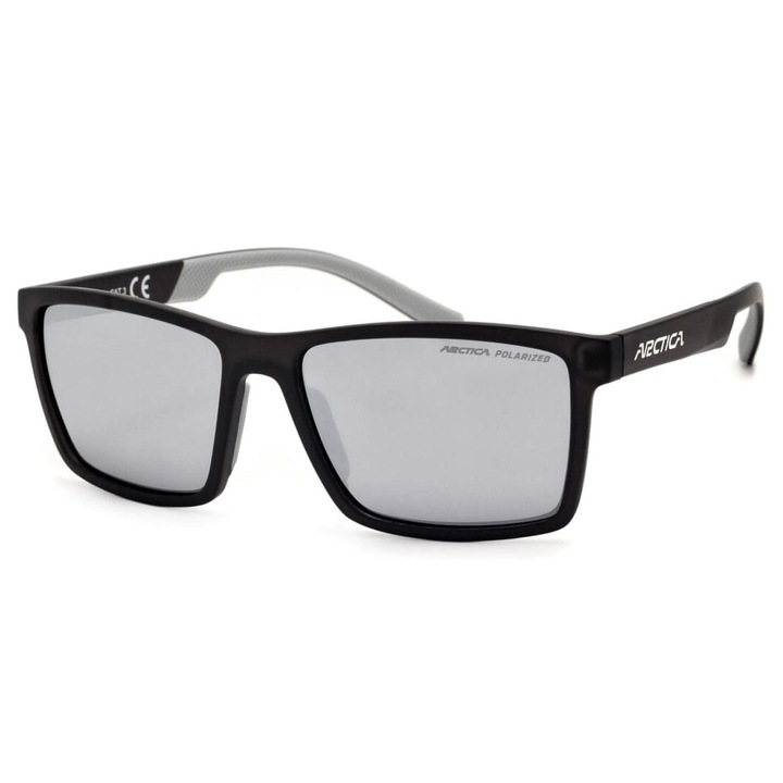 Ochelari de soare polari Arctica S-343A, mata, neagra, 13,1x4,4cm, cu etui inclus