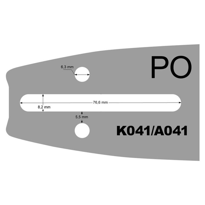Bara de ghidare 14 3/8 1,3 Cedrus Fierastrau fara fir Chs350Lix2 580177