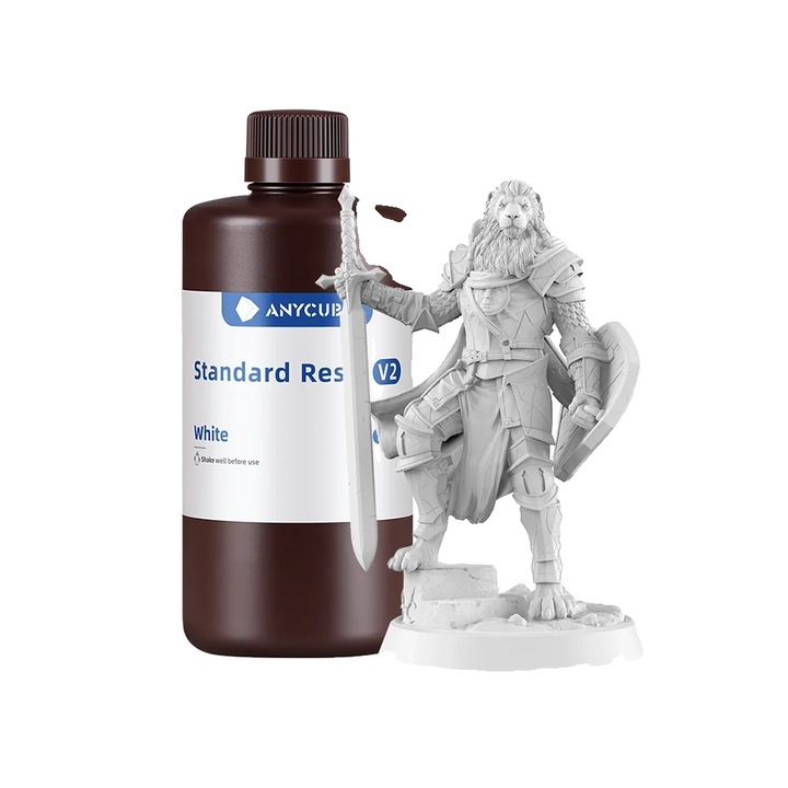 Rasina UV standard, 10KG, alb, densitate 1.05-1.25 g/cm, rezistenta la caldura 60-65C