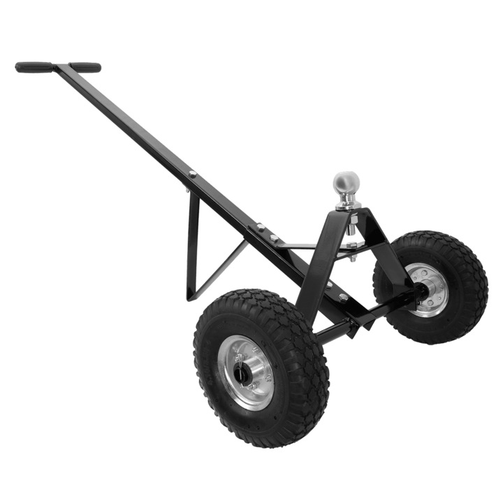 Carucior De Manevra, Knott, 420993001, Capacitate Maxima: 272 Kg, Diametru Bila Cuplare: 50 mm, Diametru Roata: 10" (25, 4 cm), Inaltimea Bilei Carligului De La Sol: 422 mm, 422 x 25.4 cm, Negru