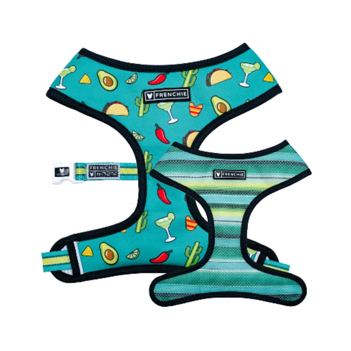 Ham de catei, reversibil, Frenchie Bulldog, Marimea M