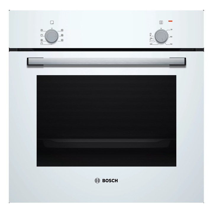 Електрическа фурна Bosch HBF010BV1S, 66 л, бяла, 59,5 x 59,4 см