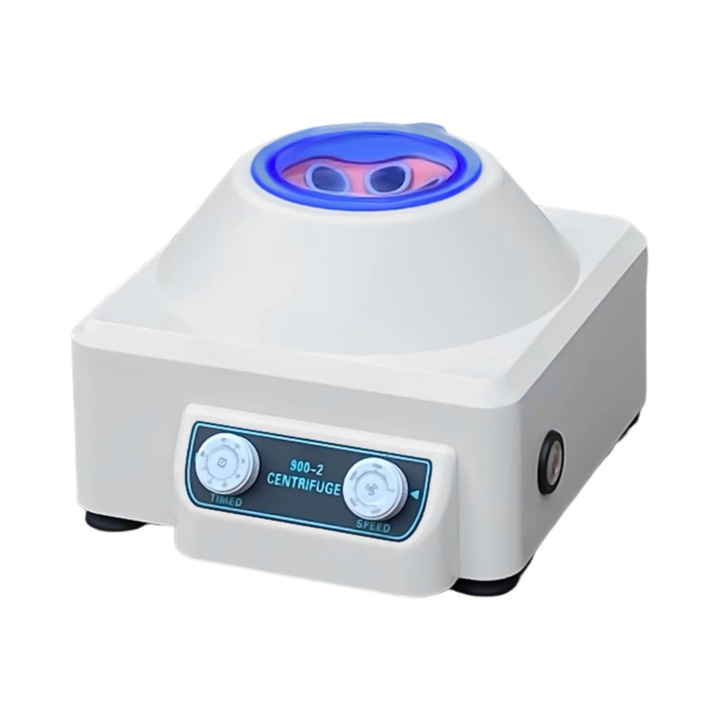 Centrifuga de laborator, Microcentrifuga de birou, 4000 rpm, Viteza Variabila, Pentru Medicina, Biochimie si Cercetare, Alb
