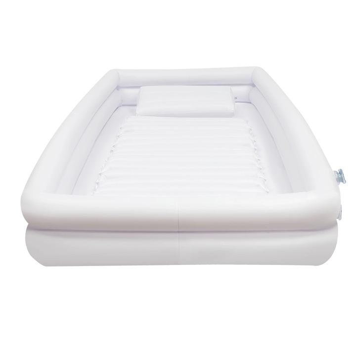 Cada gonflabila, confortabila, alb, 195x90x22cm