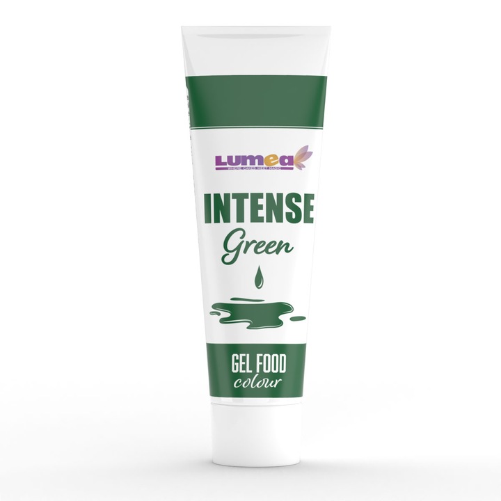 Colorant alimentar gel Lumea Colors Verde Intens, 30 g