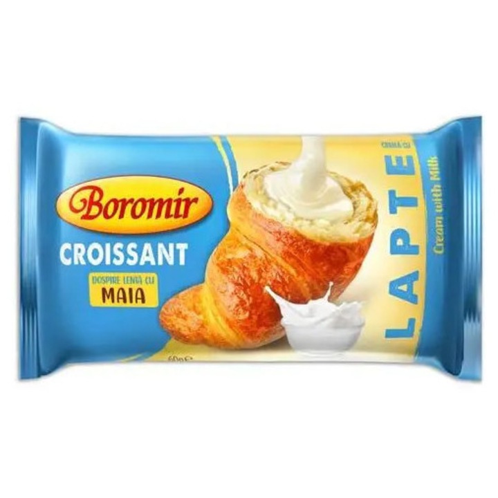 Croissant crema de lapte boromir 3*60g