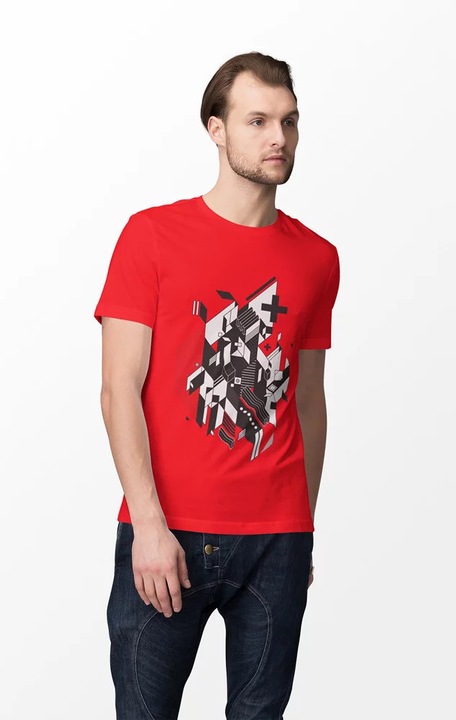 ST00063 Abstrakt, Piros