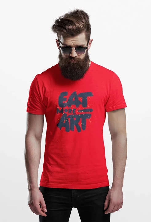 ST00073 Eat More Art, Piros