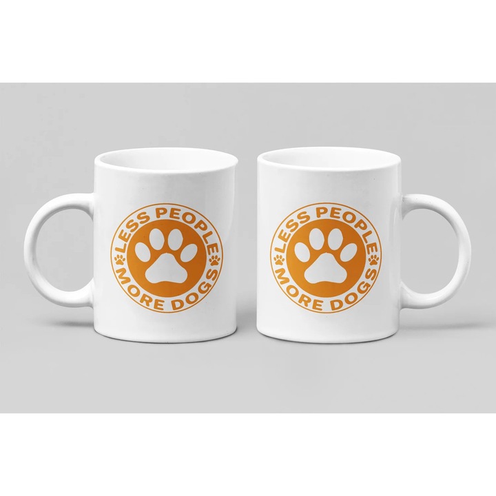 Чаша D&B B00087 More Dogs 300 мл бяла 1 брой