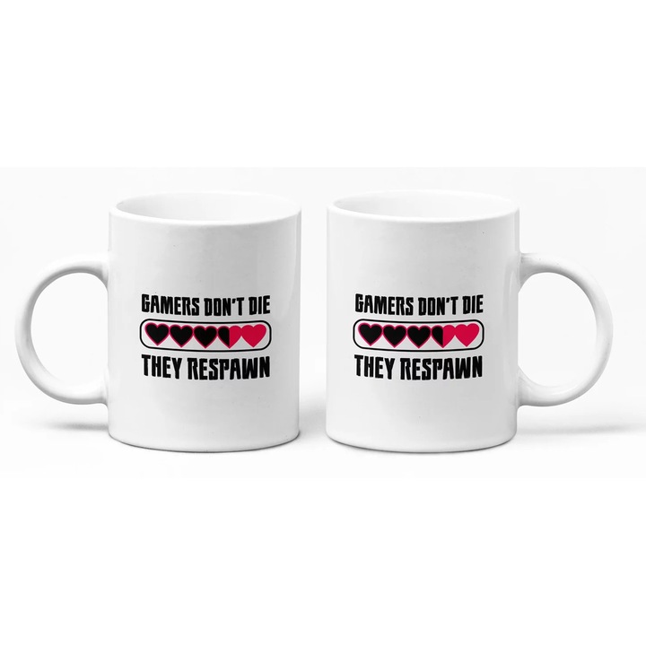 Чаша D&B B00007 Respawn 300 мл бяла 1 брой