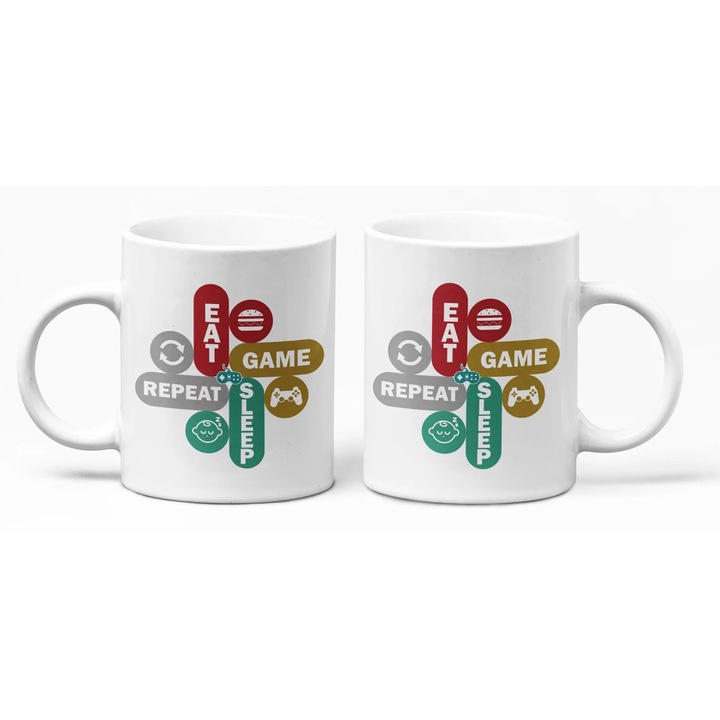 Cana D&B B00198 Gamer 300 ml Alb