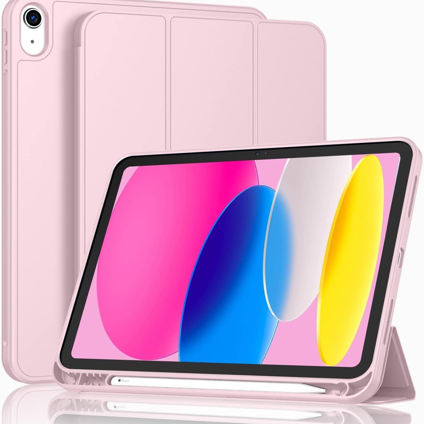 Husa Dicollas Pen compatibila cu iPad 10.9 inch 2022 Pink