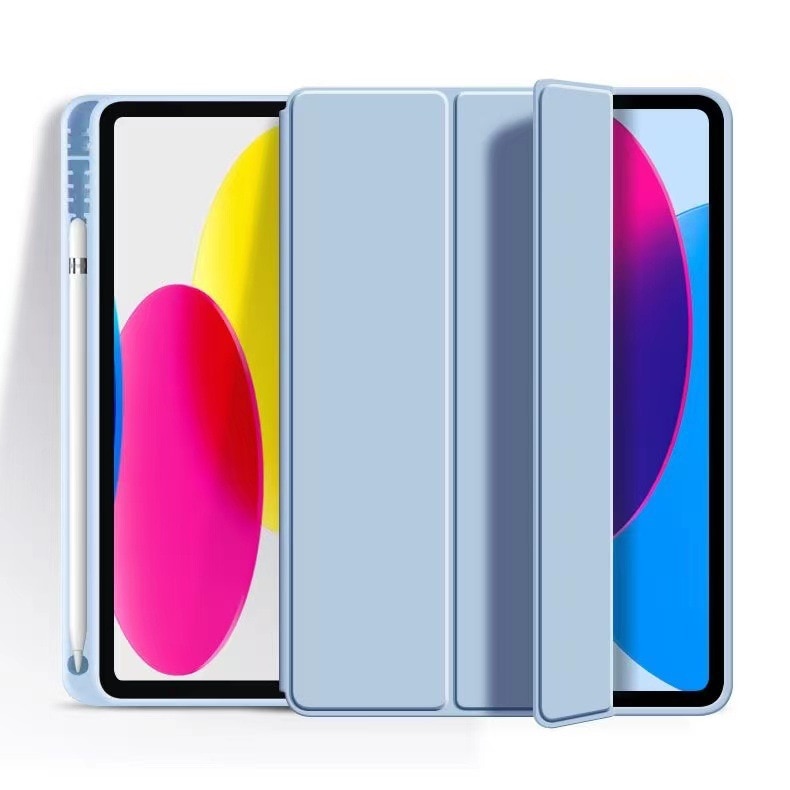 Husa Dicollas Pen compatibila cu iPad 10.9 inch 2022 Sky Blue