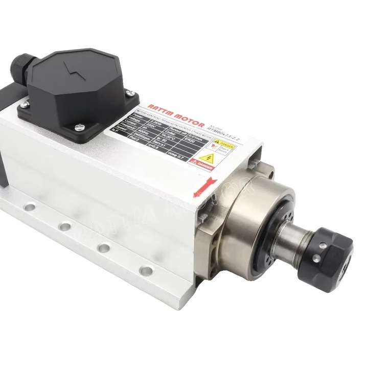Motor de frezare cu aer, 2.2kW, 24000rpm, 4 rulmenti, ER20