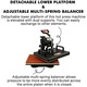Термична преса за персонализиране 8 в 1, Excitat®, Тениски, Чаши, Шапки, Чинии, 1250W, 0-399°C, Удебелена дръжка против изгаряне, LCD цифров дисплей, 30x38 см, Черен