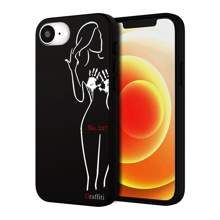 Telefontok iPhone 17e készülékkel kompatibilis - Graffiti No. 227 mintás szilikon tok