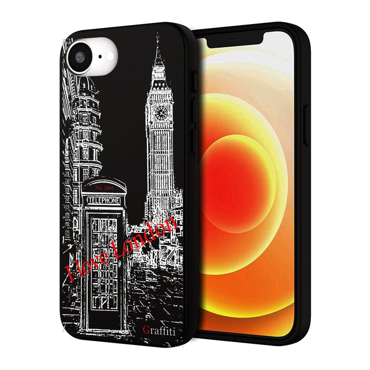 Telefontok iPhone 17e - Graffiti No. 200 mintás szilikon tok