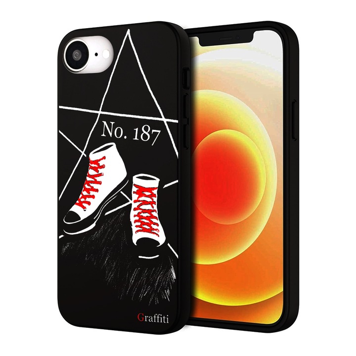 Telefontok iPhone 17e készülékkel kompatibilis - Graffiti No.187 mintás szilikon tok