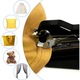 Set Masina de Cusut Mini Portabila cu Accesorii, Masina de Cusut Electrica Portabila Fara Fir Pentru Incepatori, masina de cusut manuala pentru haine, perdele, calatorii acasa, design ergonomic pentru textile de casa, Multifunctionala