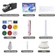 Set Masina de Cusut Mini Portabila cu Accesorii, Masina de Cusut Electrica Portabila Fara Fir Pentru Incepatori, masina de cusut manuala pentru haine, perdele, calatorii acasa, design ergonomic pentru textile de casa, Multifunctionala