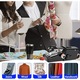 Set Masina de Cusut Mini Portabila cu Accesorii, Masina de Cusut Electrica Portabila Fara Fir Pentru Incepatori, masina de cusut manuala pentru haine, perdele, calatorii acasa, design ergonomic pentru textile de casa, Multifunctionala
