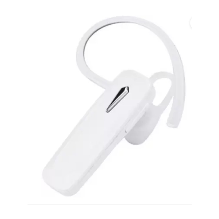 Слушалки с микрофон, Bluetooth, Бял