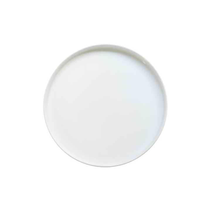 Platou rotund Bormioli Grangusto, opal, alb, 21 cm