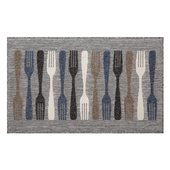 Covor bucatarie Oriental Weavers Ricco Foam 8119-UE3-X, 92 x 150 cm, poliester, multicolor, dreptunghiular