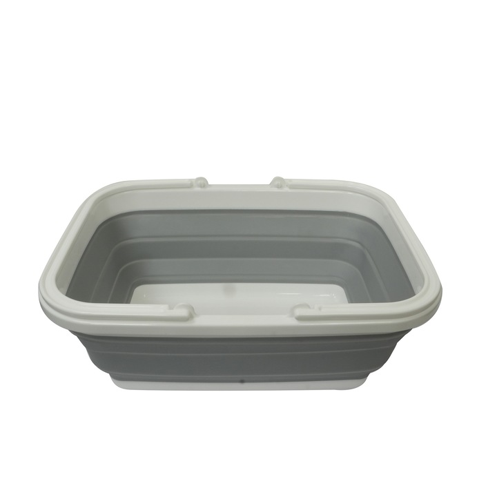 Cos Office 1, pliabil, 38 x 28,5 x 15,5 cm, gri-alb