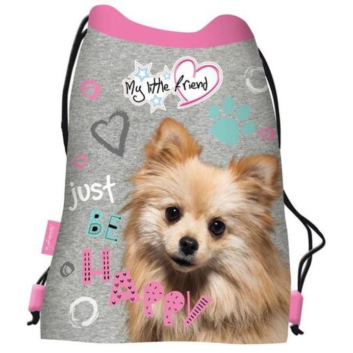 My little friend kutyás tornazsák - Pink Dog