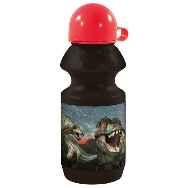 Sticla de apa din plastic cu dinozauri - T-Rex