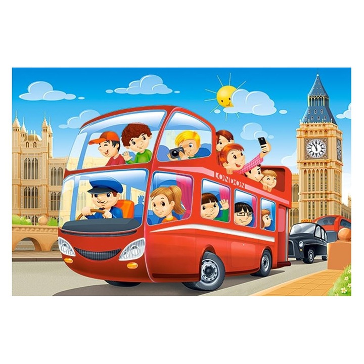 Castorland 54 db-os Mini puzzle - Földön, Vízen, Levegőben (C-08521-P)