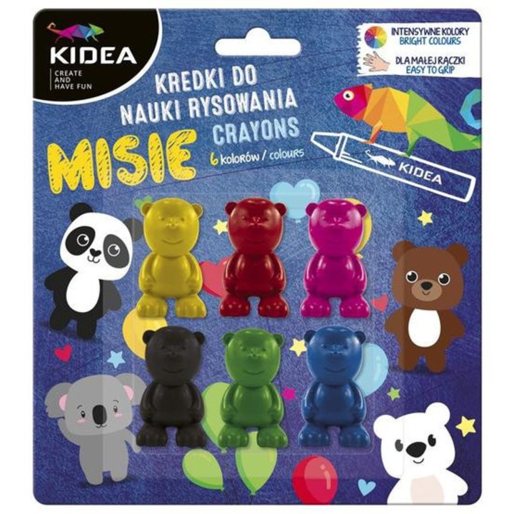 Комплект от 6 пастели Kidea с мечета