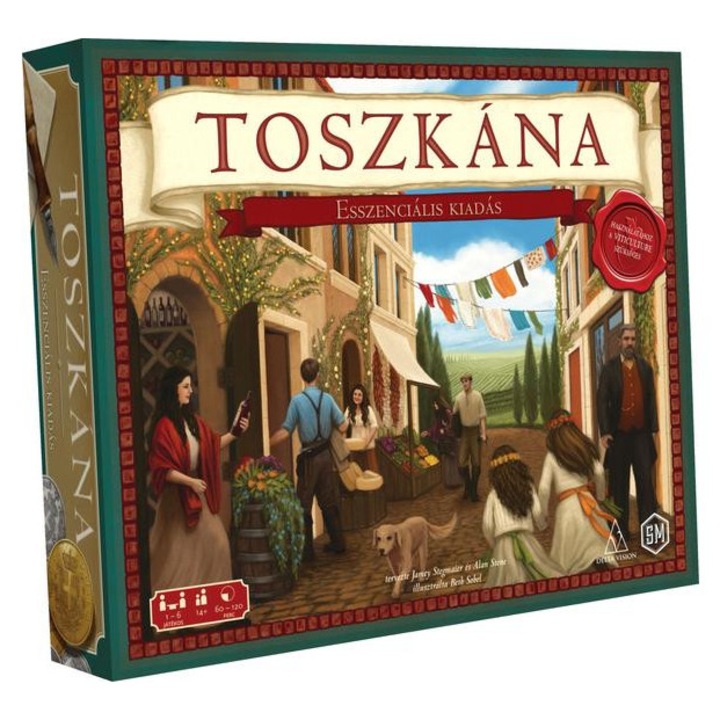 Viticulture társasjáték - Toszkána kiegészítő - Esszenciális kiadás (DEL69335)