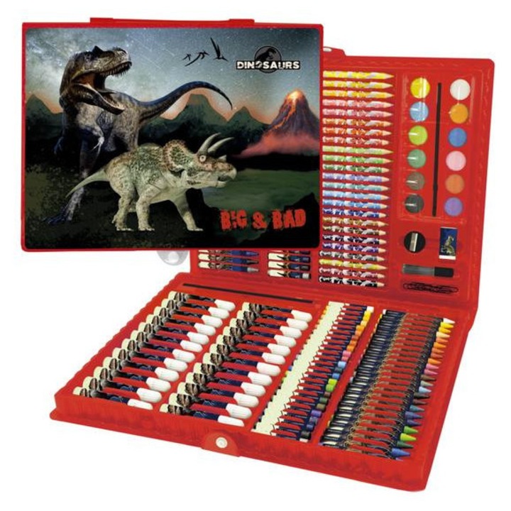 Dinoszauruszos 172 részes rajzkészlet - T-Rex