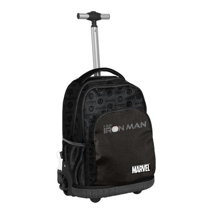 Раница с колелца BeUniq Marvel, ученическа чанта - Ironman Holo (AV23SS-1231)