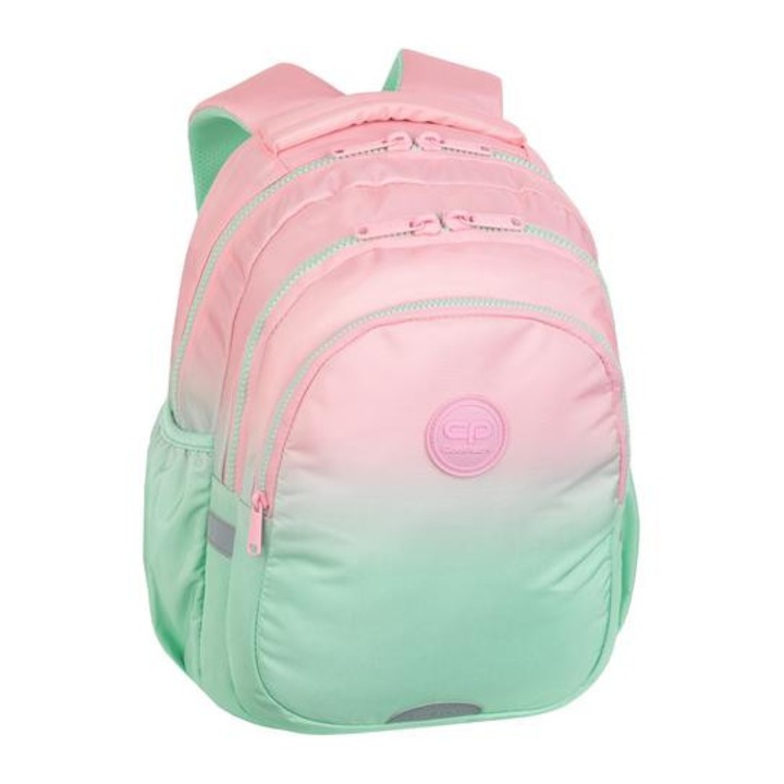 Ghiozdan scolar Coolpack - Jerry, rucsac - 3 compartimente - Gradient Strawberry (F029754)