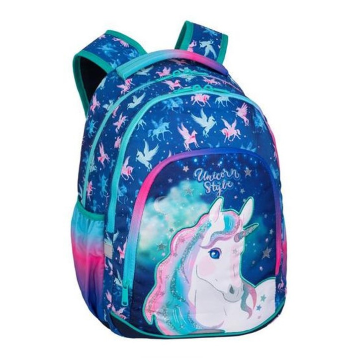 Ghiozdan scolar Coolpack - ergonomic Colorino Primer, rucsac - 2 compartimente - Unicorn (F025659)