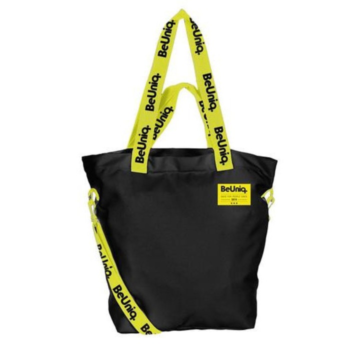 Чанта за през рамо Beuniq Casual - Черно-жълта