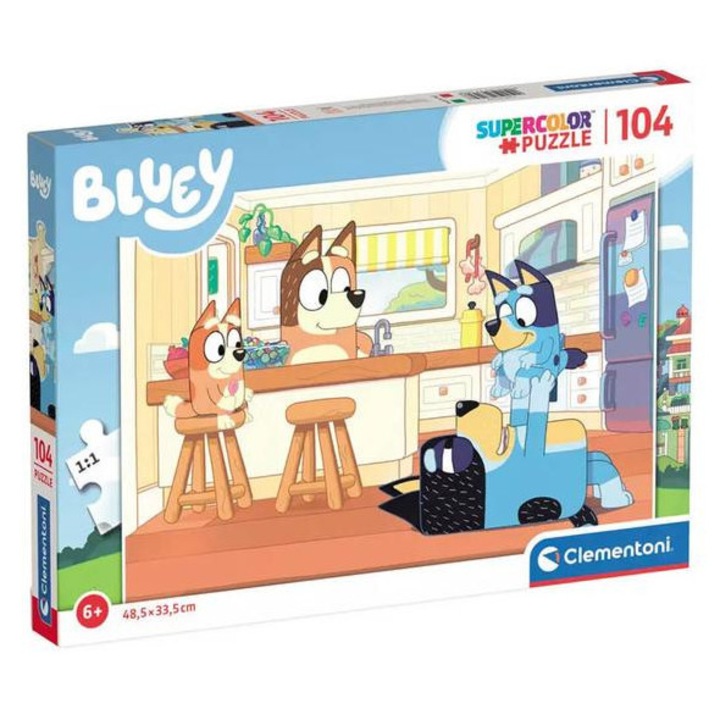 Puzzle carton Bluey Kitchen 104 piese 6 ani