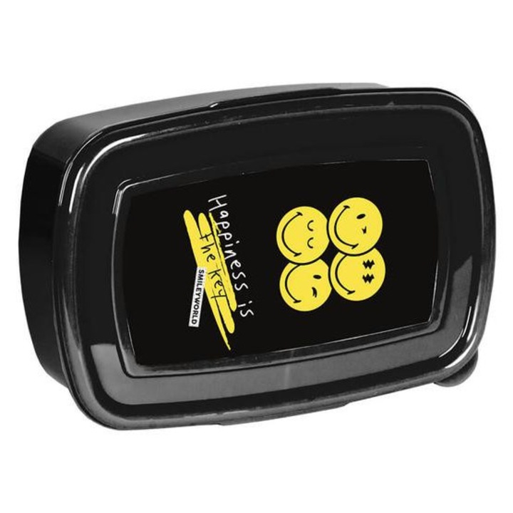 Кутия за обяд с емотикони - Smiley World (SM24LK-3022) Пластмаса