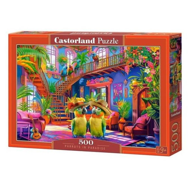 Castorland 500 db-os puzzle - Papagályok a paradicsomban (B-53995)