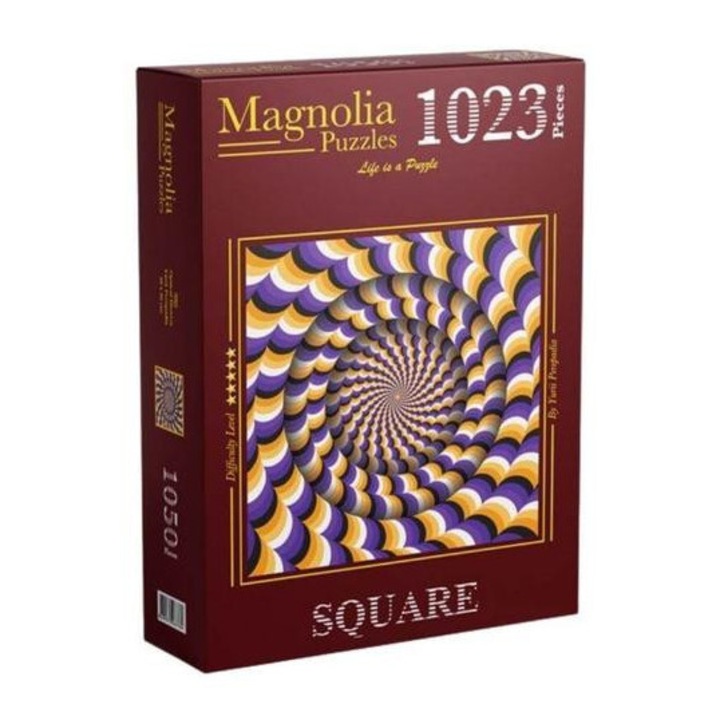 Puzzle patrat Magnolia cu 1023 de piese - Iluzie optica (3005)