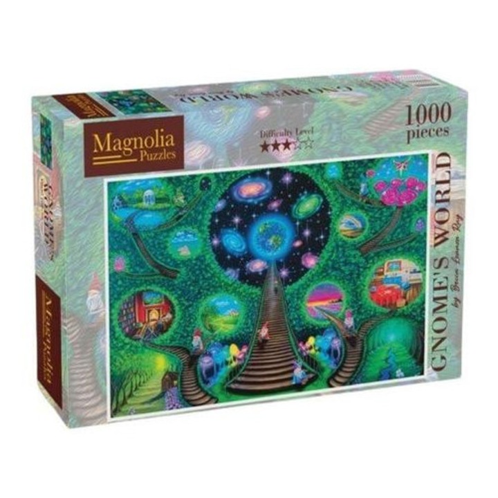 Magnolia 1000 db-os puzzle - Gnome's World - Becca Lennon Ray Special Edition (2102)