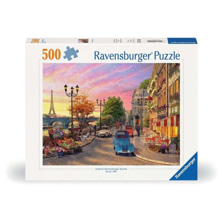 Пъзел Ravensburger от 500 части - Парижка вечер (12000149)